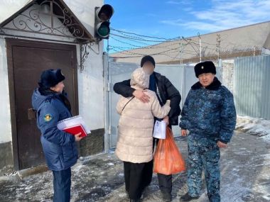 Осужденный, освобождаясь, выразил благодарность сотрудникам УИС