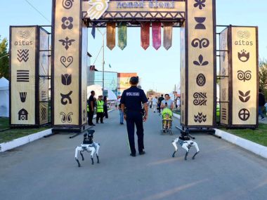 Роботизированные собаки впервые заступили на службу в ВКО
