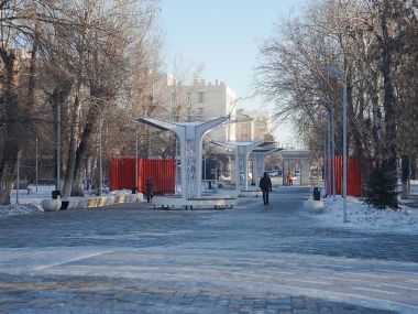 Аким города ознакомился с состоянием Центрального парка