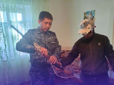 Оружие незаконно хранил житель области Абай