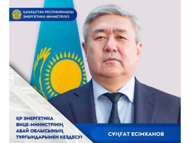 Встреча с вице-министром энергетики пройдет в Семее