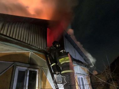 Огнеборцы ликвидировали пожар в частном жилом доме