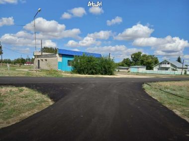 В селе Дмитриевка проведен средний ремонт дорог