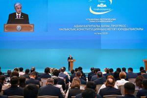 Глава государства выступил на республиканской Августовской конференции