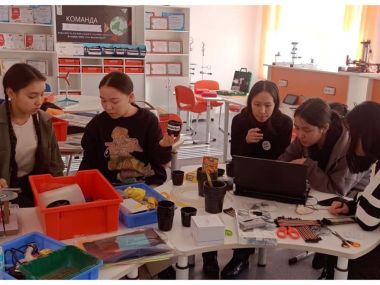 Команда «BumbleBee» из школы-гимназии Аягозского района разработала проект «умной» теплицы