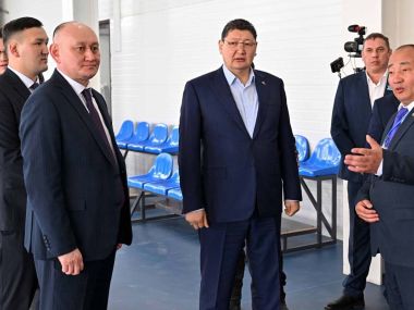 Глава области Абай Берик Уали посетил Бородулихинский район /ВИДЕО
