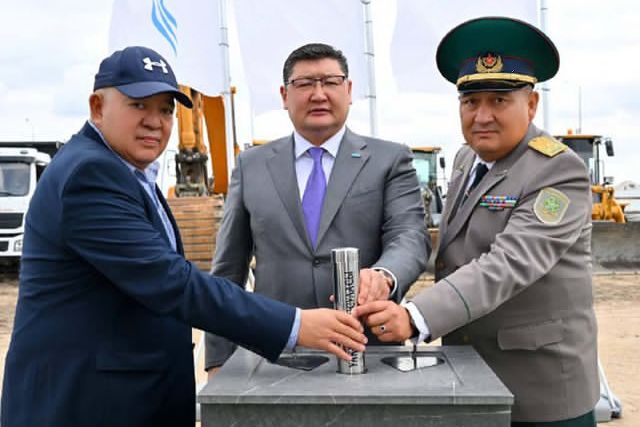 В Семее началось строительство нового военного городка Департамента Пограничной службы