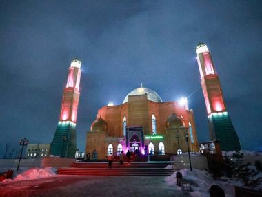 Председатель Духовного управления мусульман прочитал проповедь в мечети «Абай Құнанбайұлы»
