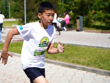 В области Абай прошел марафон «Semey Run kids»