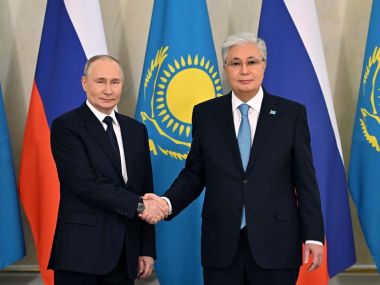 Президент Российской Федерации Владимир Путин прибыл в Казахстан с государственным визитом