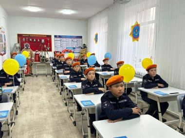 В Жарминском районе впервые открылся класс &laquo;Жас құтқарушы&raquo;