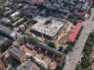 В Семее продолжается строительство торгово-развлекательного центра &laquo;Semey Mall&raquo;
