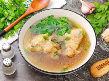Китайский куриный бульон