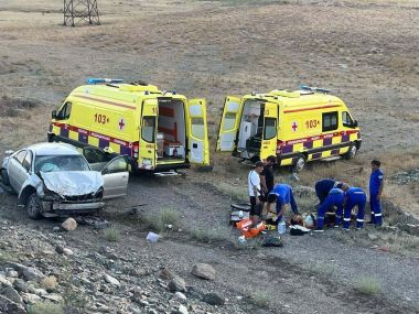 Три человека пострадали в аварии на трассе Алматы-Усть-Каменогорск