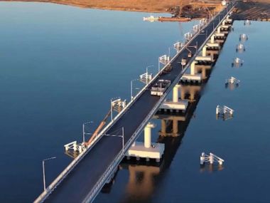 Мост через Бухтарминское водохранилище скоро откроют