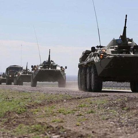 Военная техника будет передвигаться в трех регионах Казахстана перед учением ОДКБ